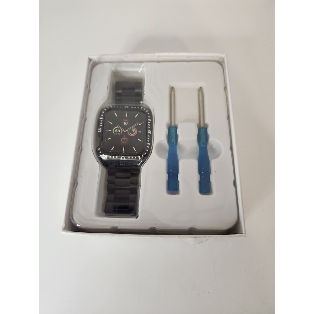 EloBeth Black Premium Quality Stainless Steel Wristwatch Band For Apple Watch
